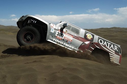 Dakar 2012 auto's: 1-2 Hummer, Ten Brinke ijzersterk, Wevers grote verliezer